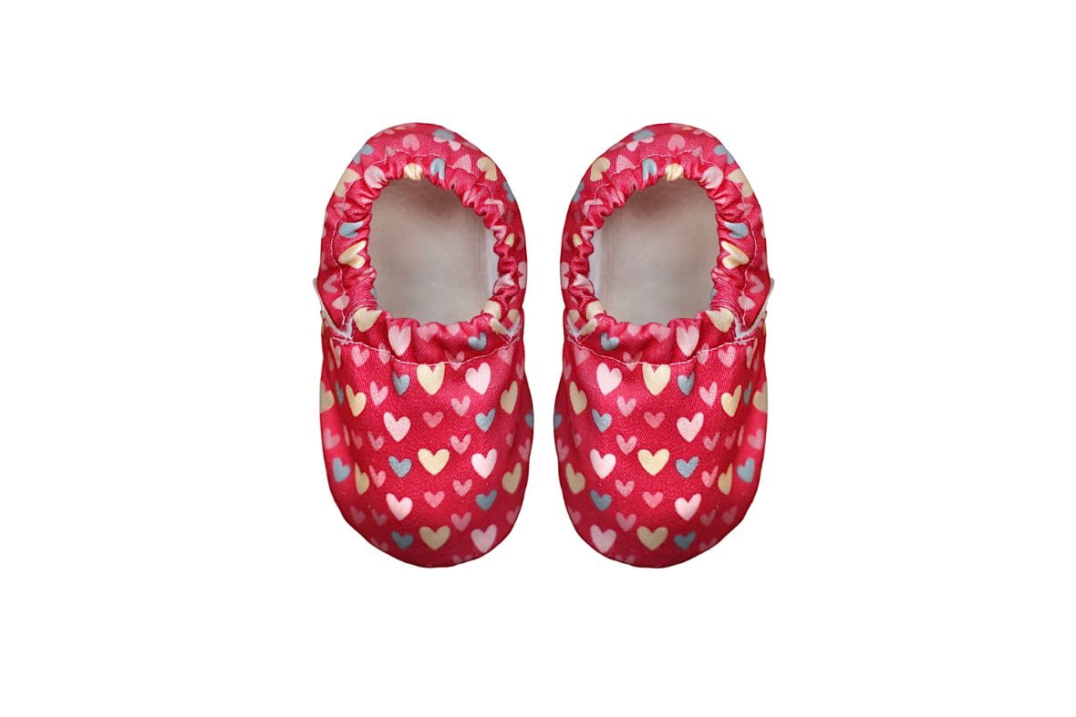 Cotton Pink Hearts